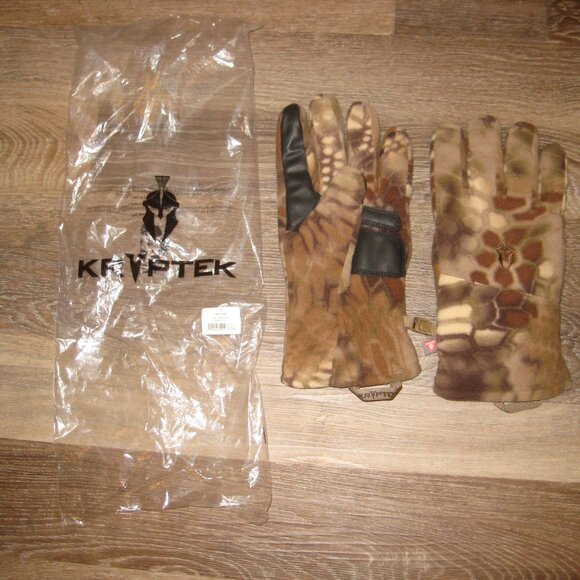 Kryptek Vellus Gloves Chose Highlander Camouflage Size Large Brand New - Picture 2 of 3